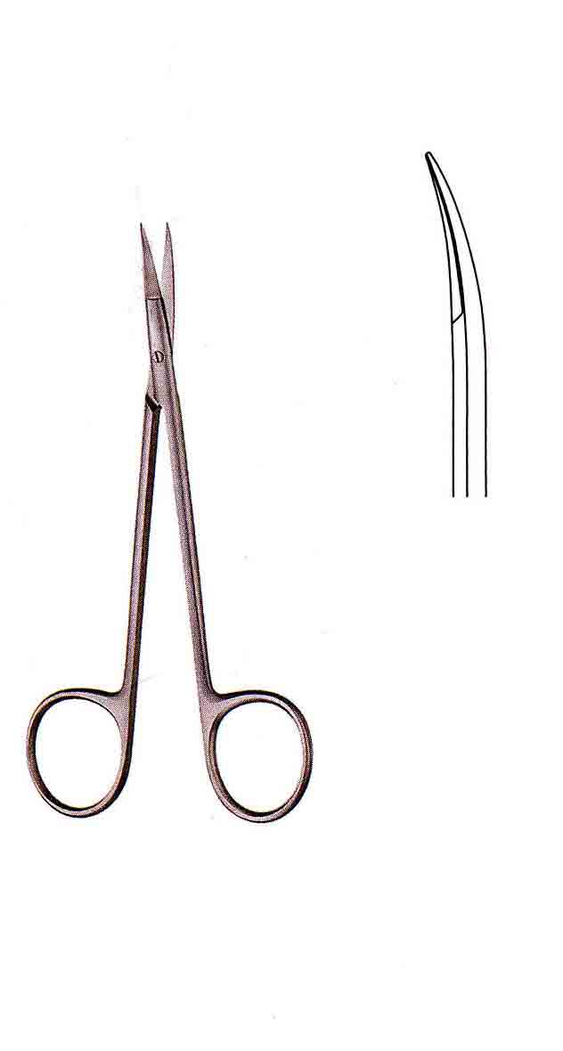 KNAPP NAZİK DİSEKSİYON MAKASI EĞRİ 12 CM